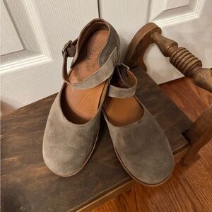 Kork-Ease Women's Taupe Suede Mary Jane’s